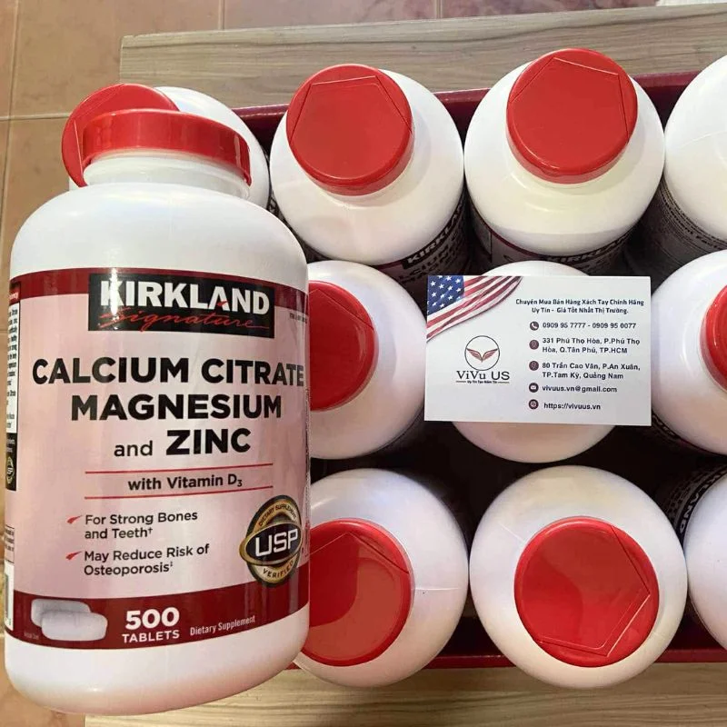 Calcium Citrate Magnesium And Zinc 500 Viên&nbsp;