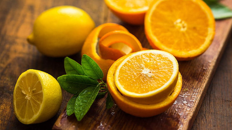 Trái cây có múi chứa vitamin C