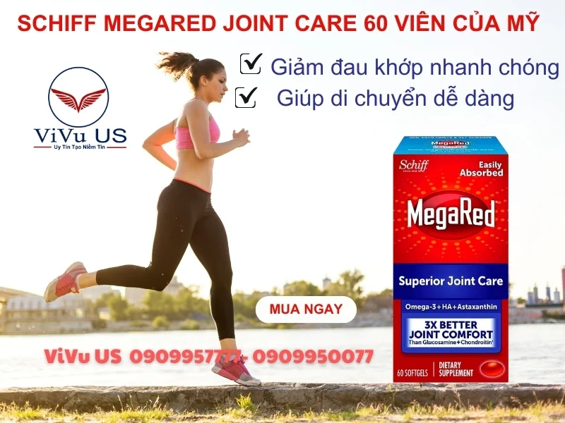 Schiff MegaRed Joint Care 60 vien cua my