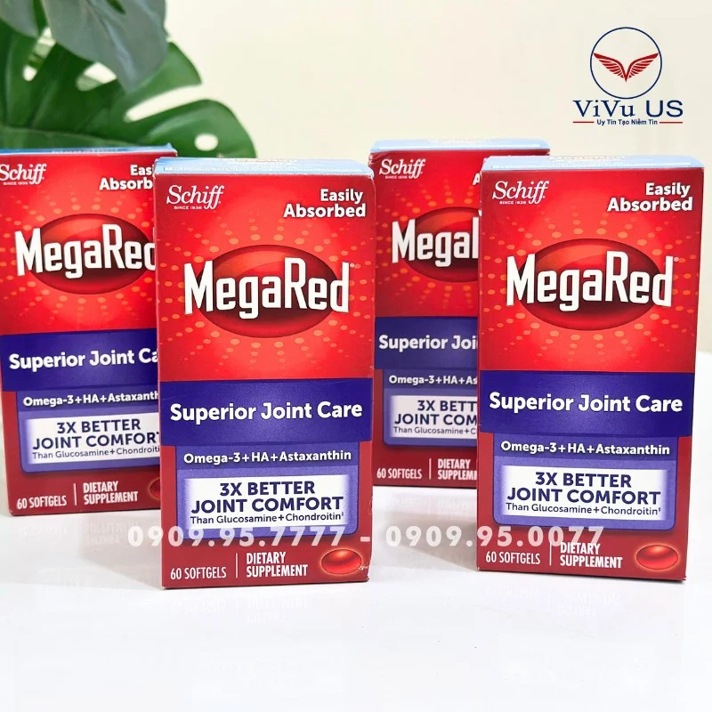 Hình ảnh thực tế Viên uống MegaRed Joint Care 60 viên hỗ trợ xương khớp