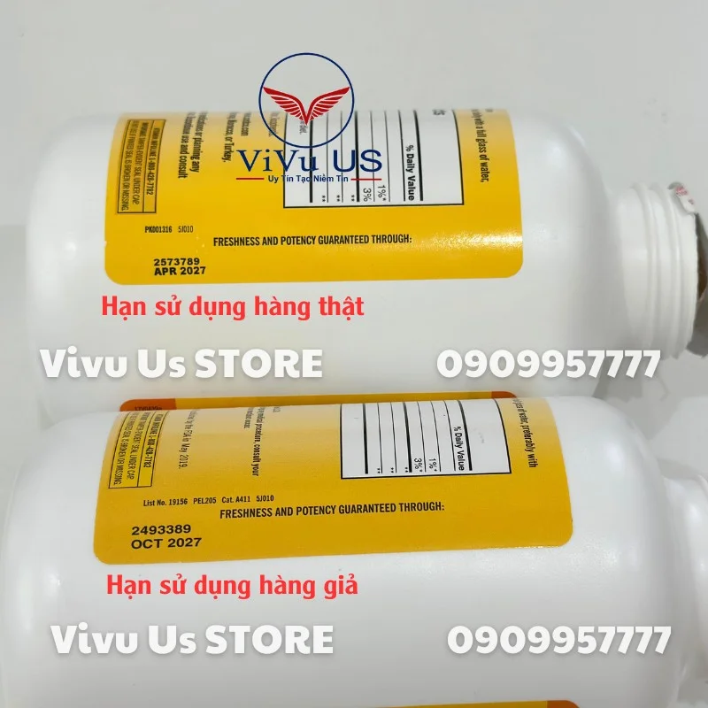 Cách Phân Biệt Hàng Thật Giả Viên Uống Dầu Cá Fish Oil 400v