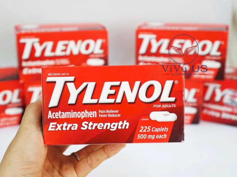 Tylenol Extra Strength 500mg 225 Viên Cua My