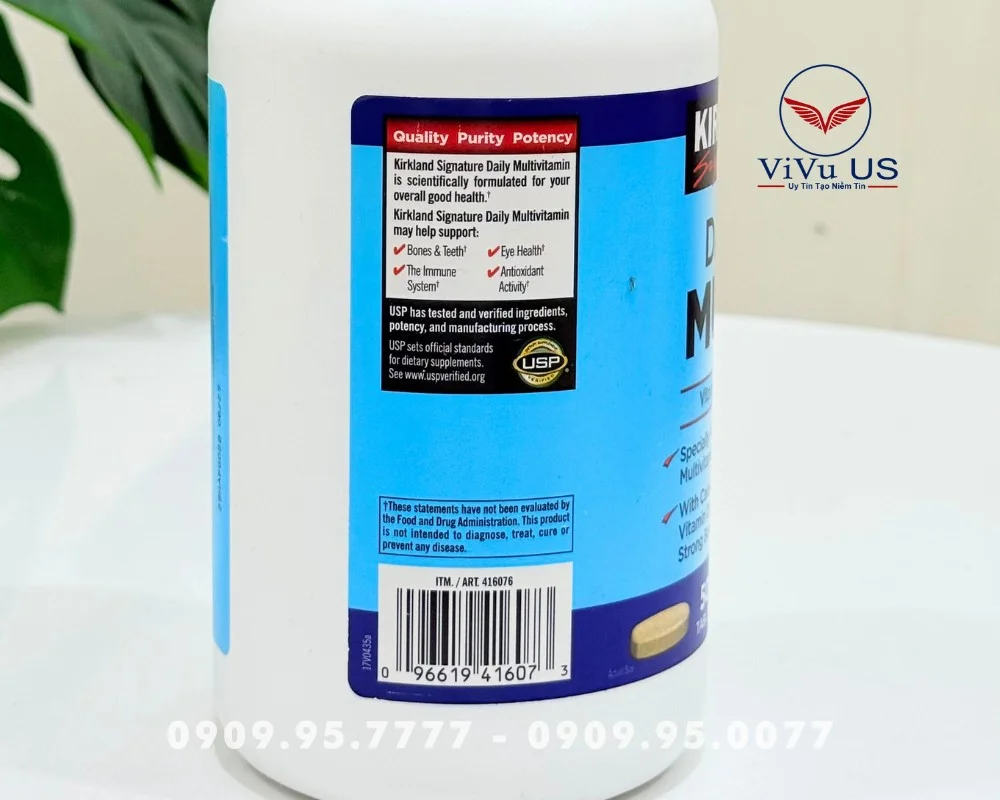 Mã Vạch Viên Uống Vitamin Tổng Hợp Daily Multi Kirkland Của Mỹ