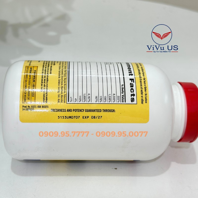 Hạn Sử Dụng Vitamin B Tổng Hợp Kirkland Super B Complex