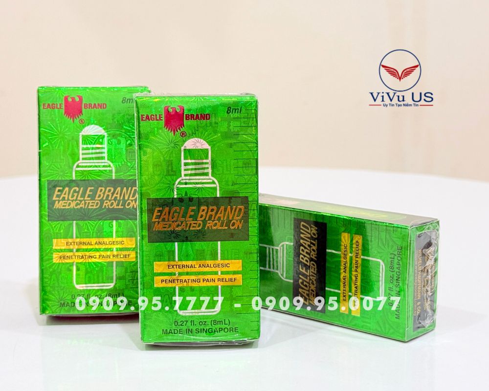 Dầu Gió Xanh 2 Nắp Hiệu Con Ó 8ml 3